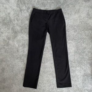 Black pleated dress pants